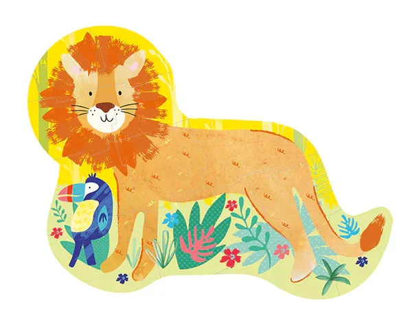 12 Piece Puzzle, Lion