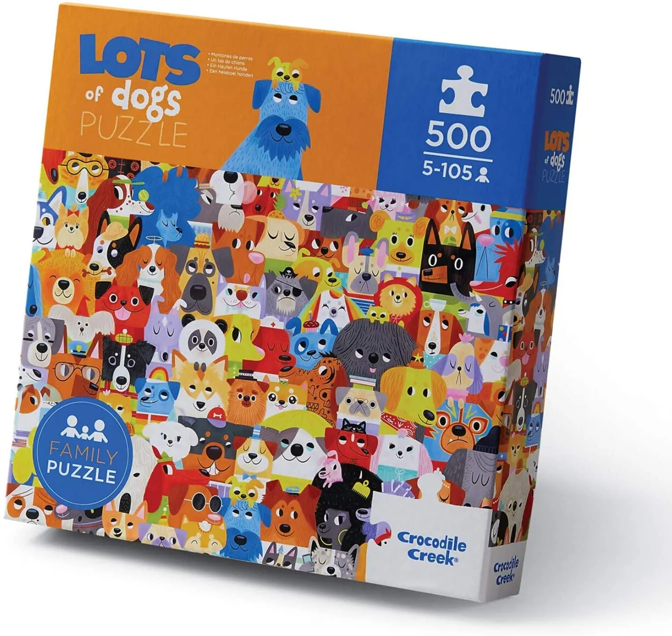 500 PIECE PUZZLE - LOTS OF DOGS