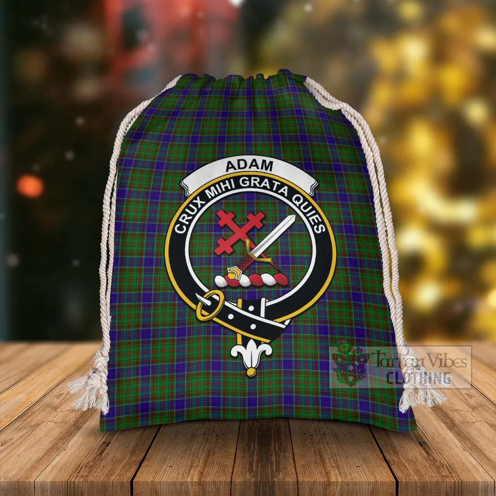 Adam Tartan Christmas Santa's Bag with Family Crest