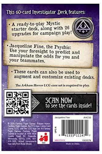 Arkham Horror LCG: Jacqueline Fine - Investigator Starter Deck