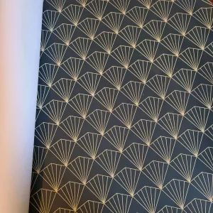 Art Deco Wrapping Paper Set - Large Shell (5 sheets 700mm x 500mm)