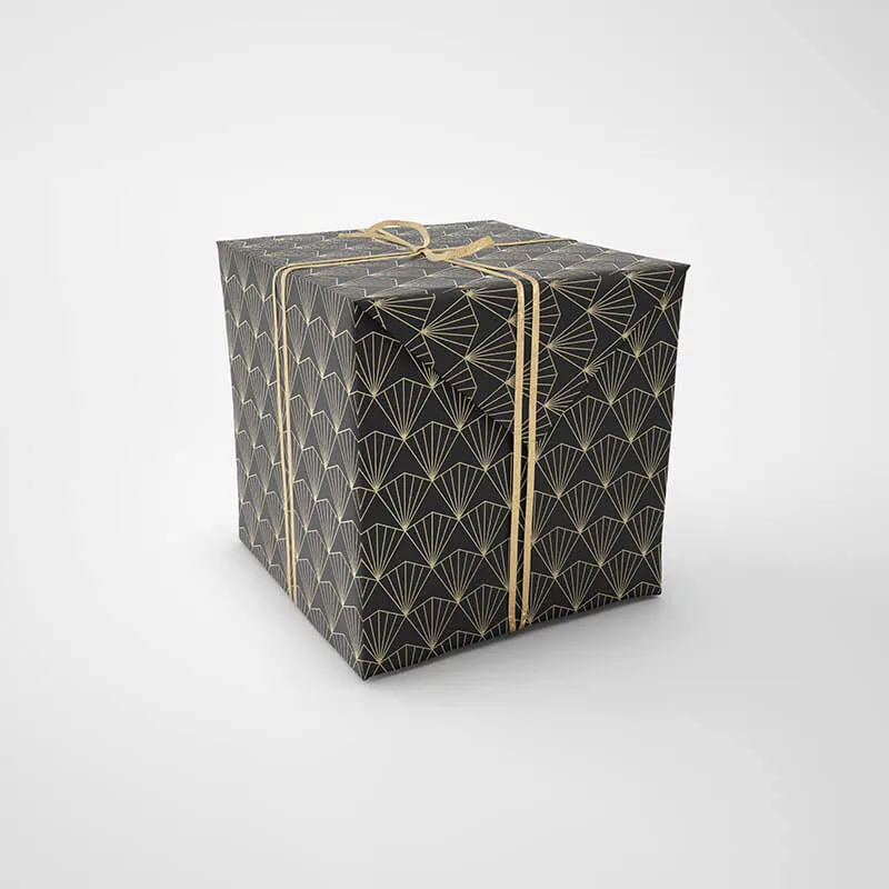 Art Deco Wrapping Paper Set - Large Shell (5 sheets 700mm x 500mm)
