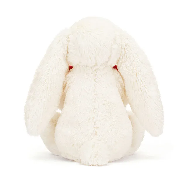 Bashful Red Love Heart Bunny Little
