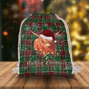 Baxter Tartan Christmas Santa's Bag with Highland Cow