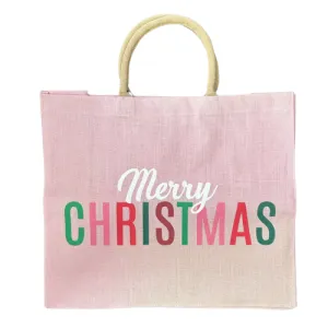 CARRYALL GIFT TOTE MERRY CHRISTMAS CANDY