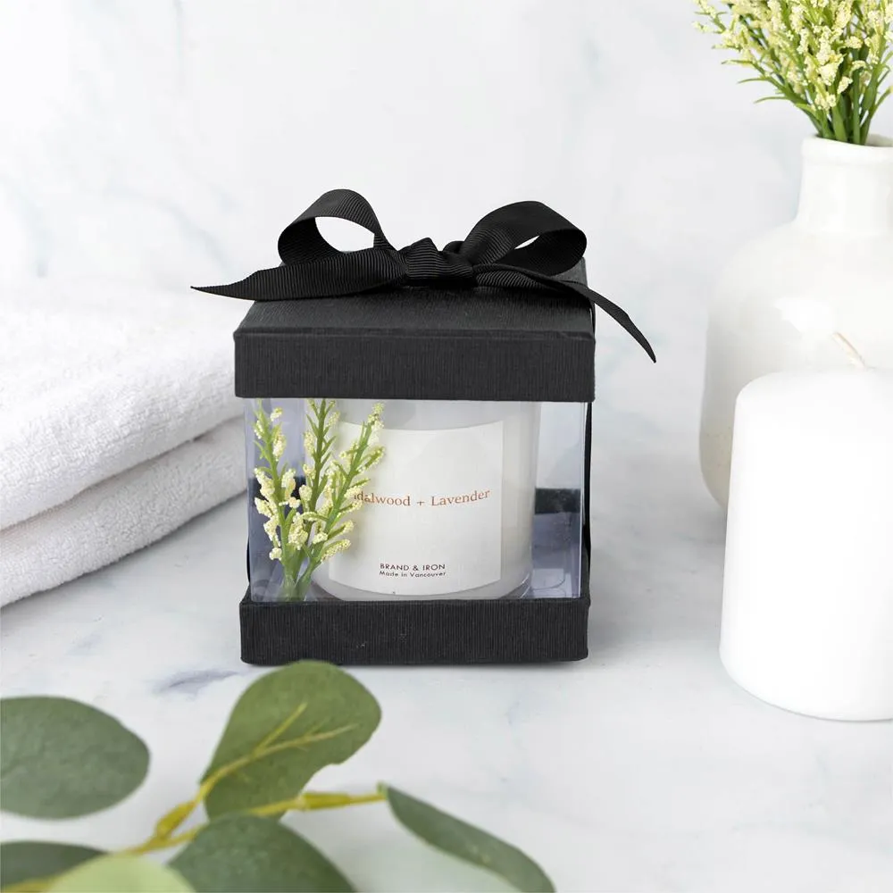 Clear Plastic Gift Boxes Black 4x4x4" Event Party Favor 12 Pack