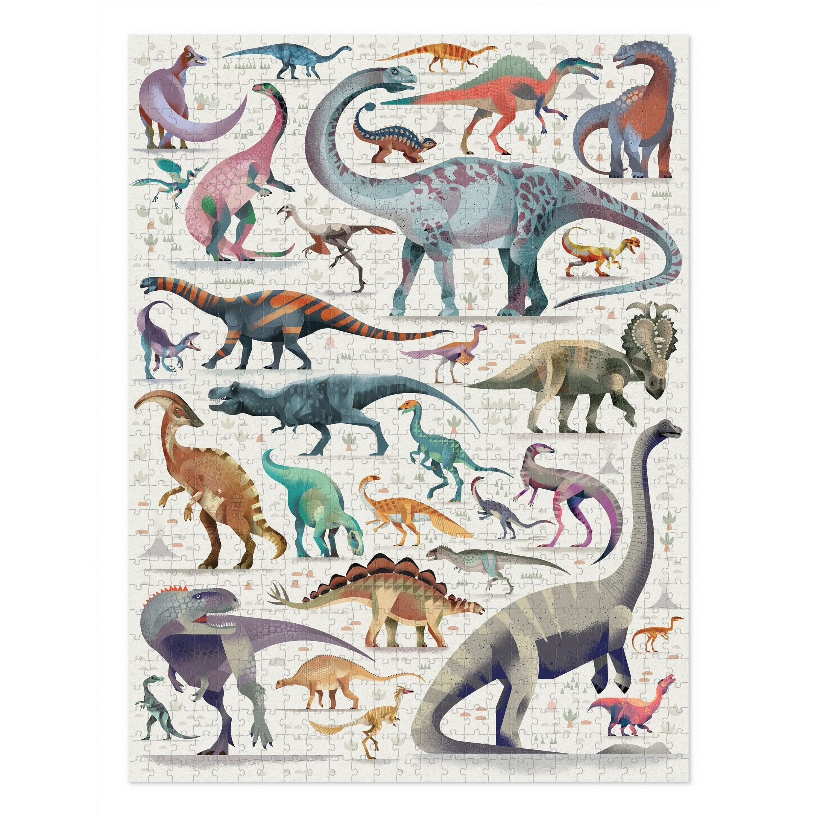 Crocodile Creek 750pc Puzzle - World of Animals Dinosaurs
