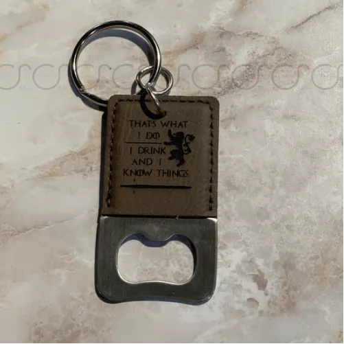 Customizable  Bottle Opener Keychain