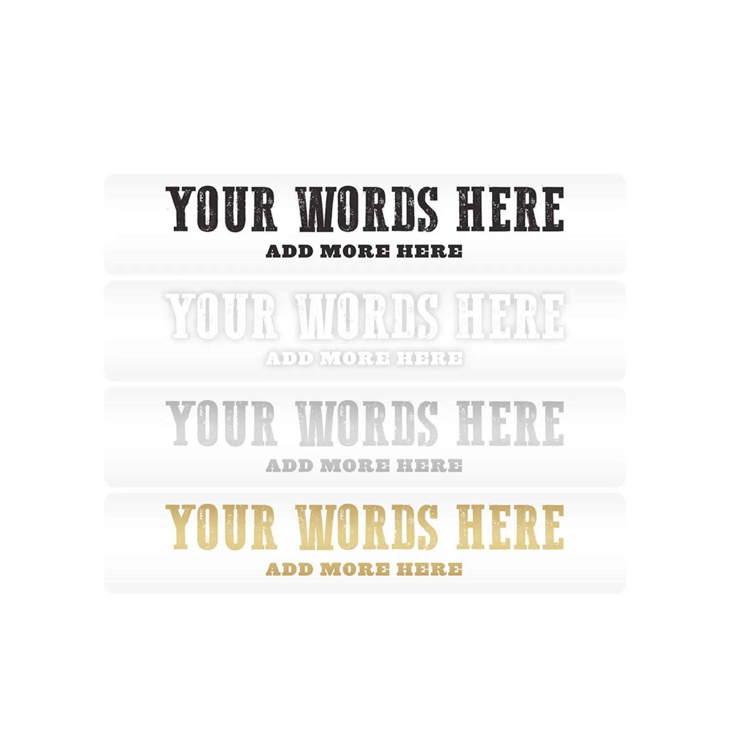 Customizable Designer Rod Decals - Old West