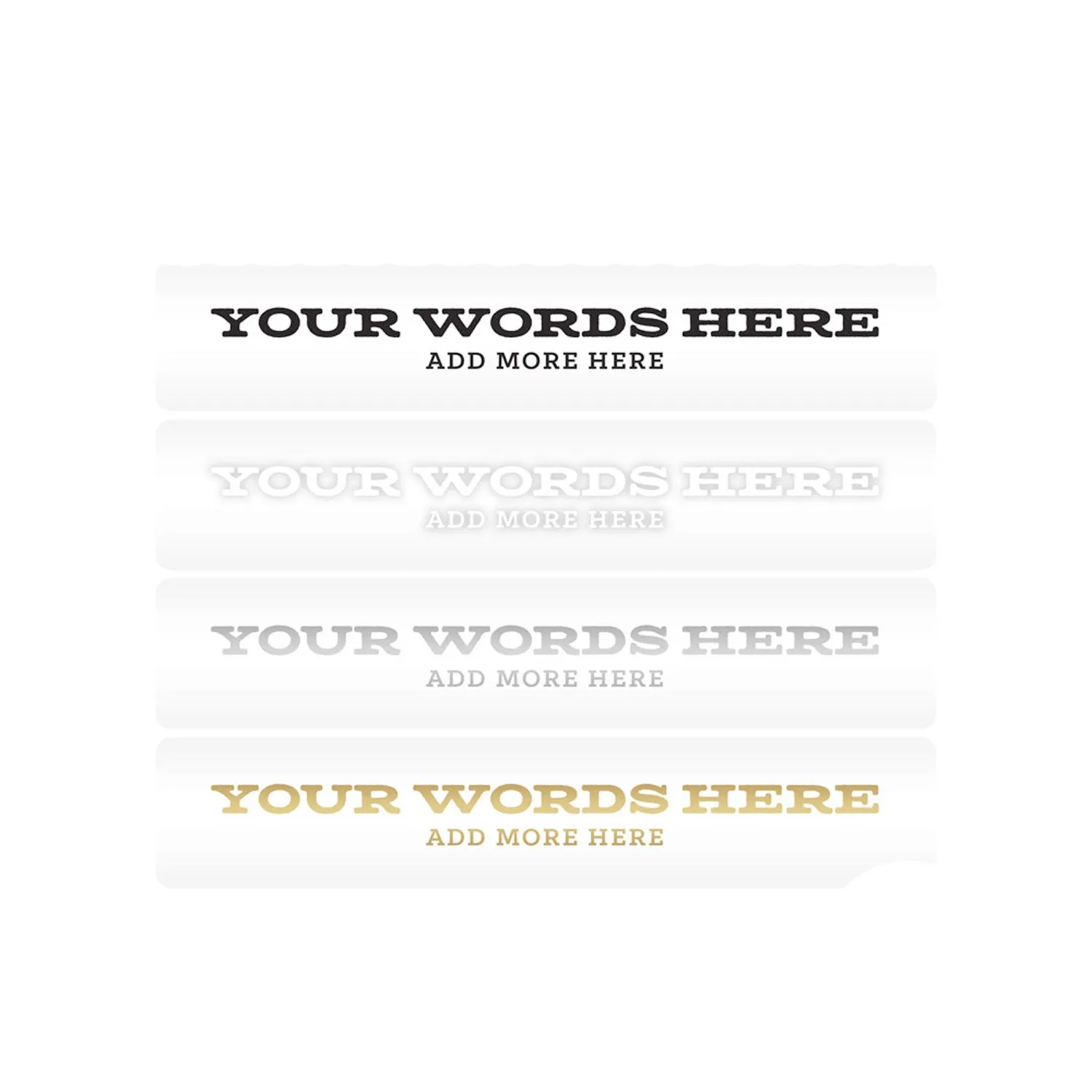 Customizable Designer Rod Decals - Vintage