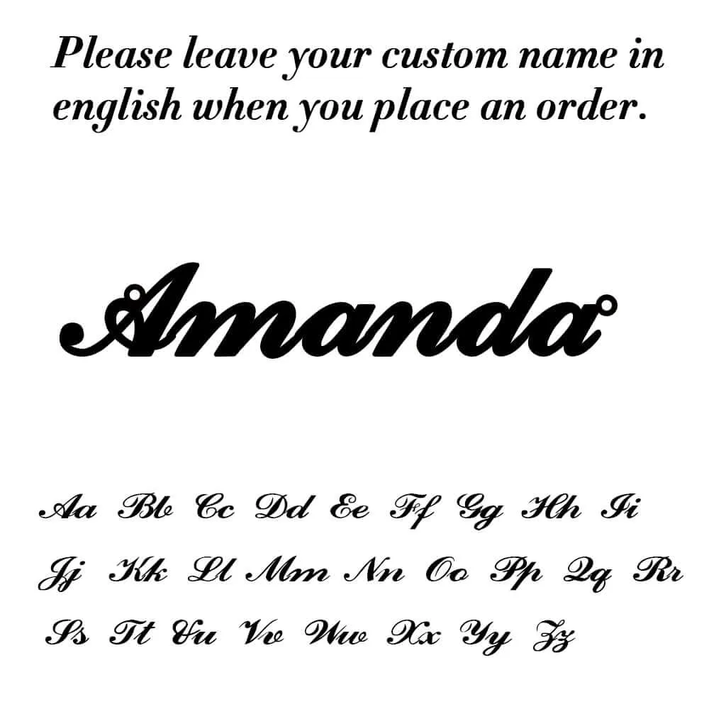 Customized Personalized Stainless Steel Nameplate Name Bangle Bracelet