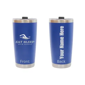 Dashing Nova ™ Personalized Custom Name Tumbler Inspirational Quotes Best Presents Swim Gifts for Swimmers and Coaches