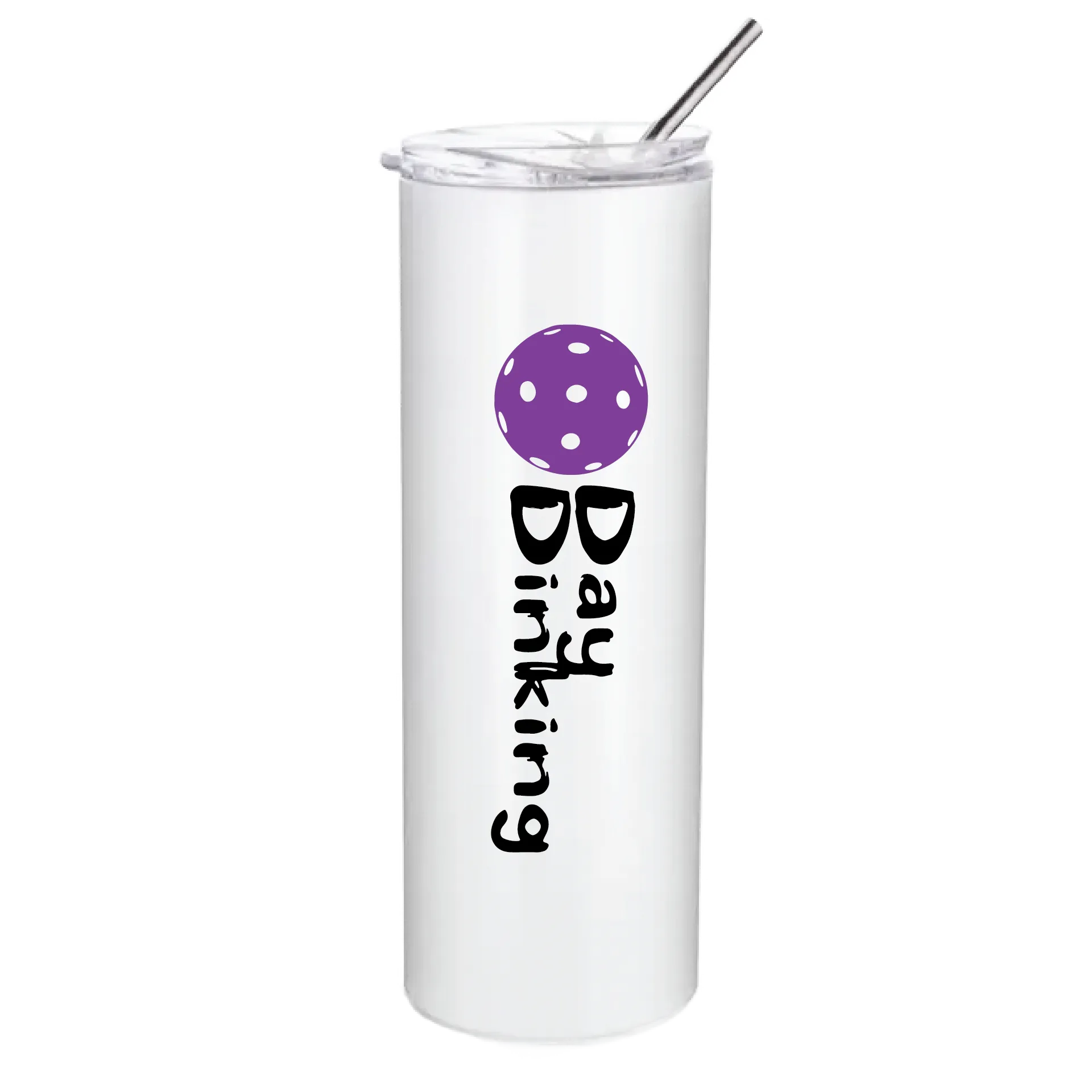 Day Dinking With Pickleball (Customizable) | Pickleball Tumbler | Fun Pickleball Gifts
