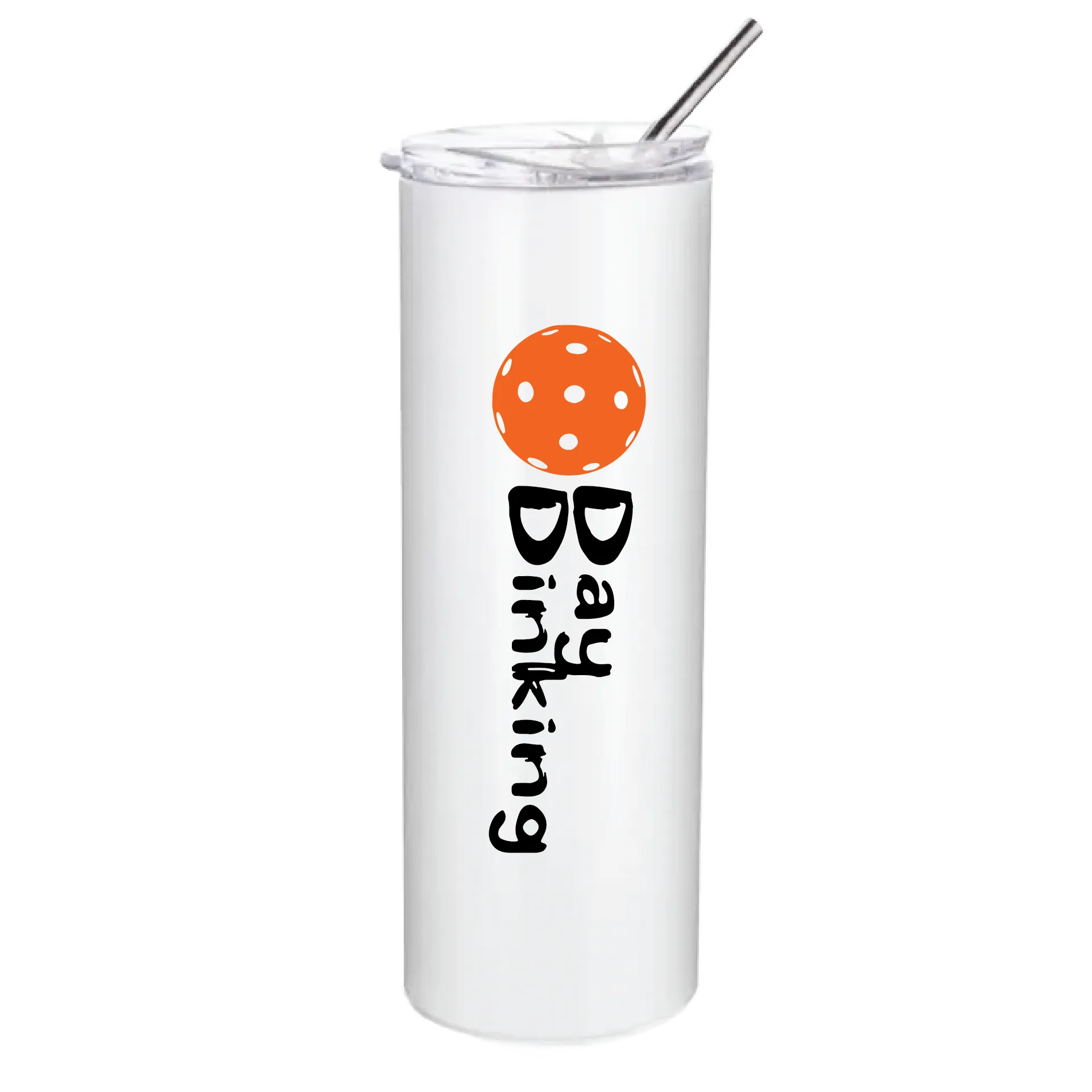 Day Dinking With Pickleball (Customizable) | Pickleball Tumbler | Fun Pickleball Gifts