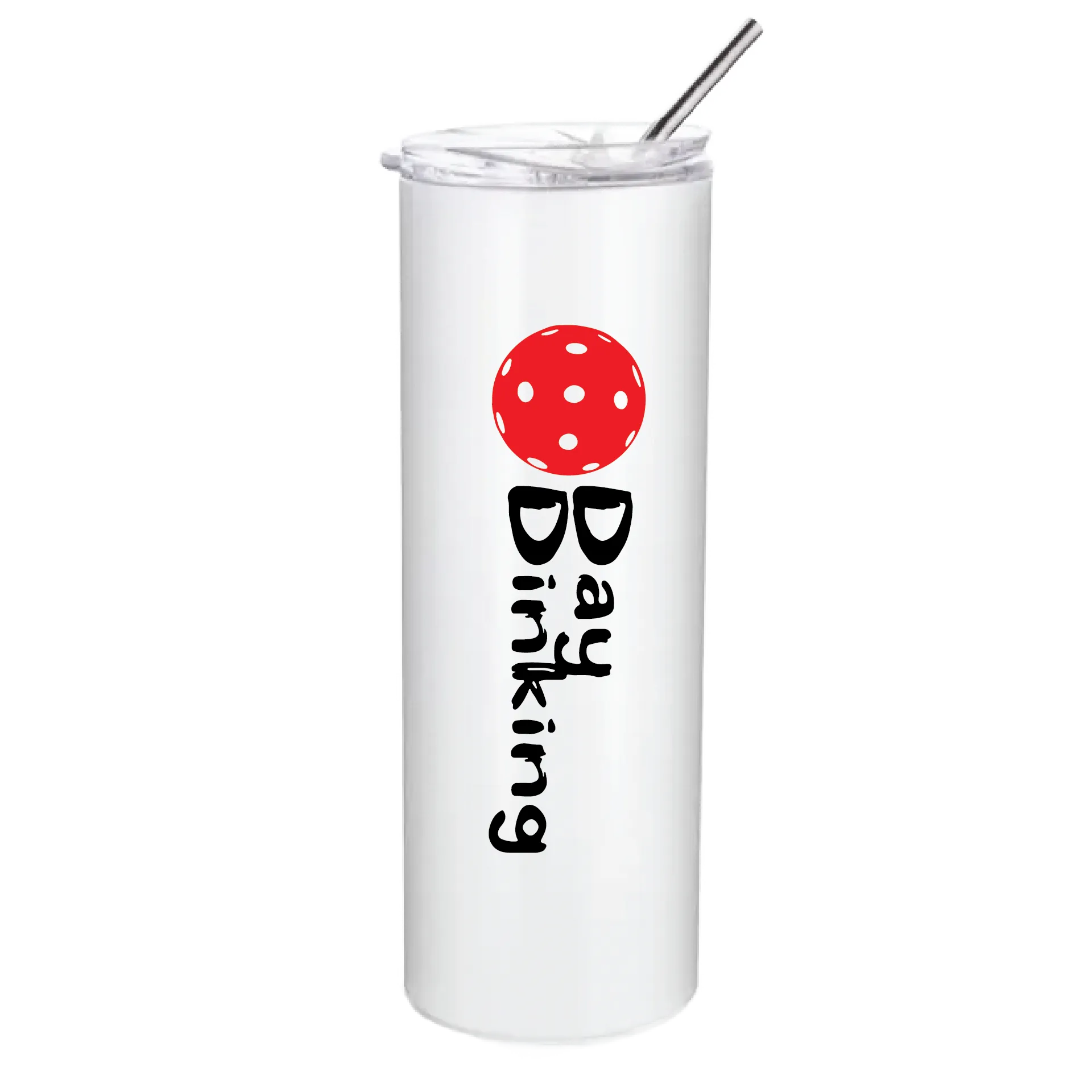 Day Dinking With Pickleball (Customizable) | Pickleball Tumbler | Fun Pickleball Gifts