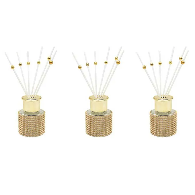 Diamante Diffuser Gold Magnolia & Mulberry Set 3