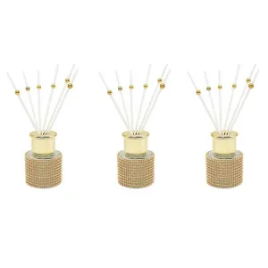 Diamante Diffuser Gold Magnolia & Mulberry Set 3
