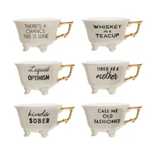 Fun Sayings Teacups