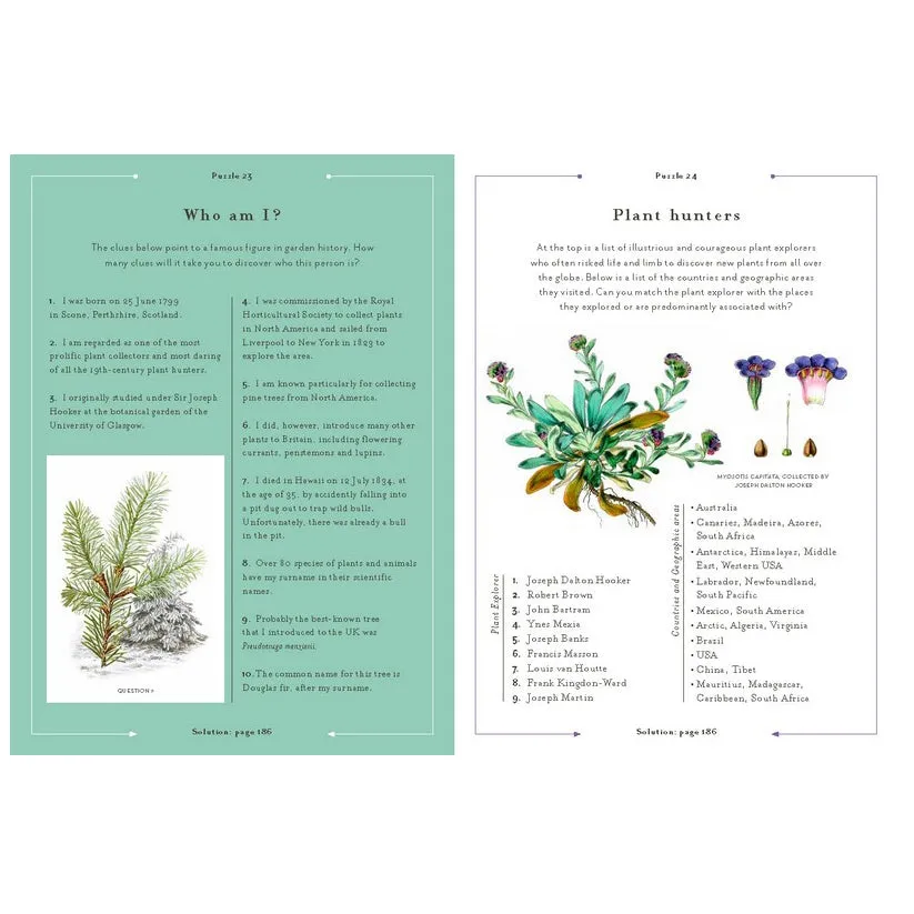 Gardeners Quiz and Puzzle Book