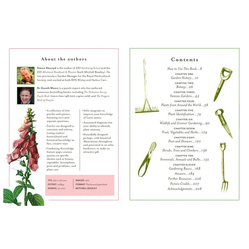 Gardeners Quiz and Puzzle Book