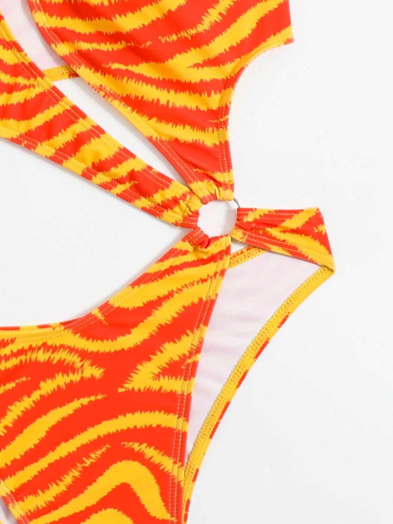 GFIT® New Sexy One Piece Tiger Stripe Swimsuit