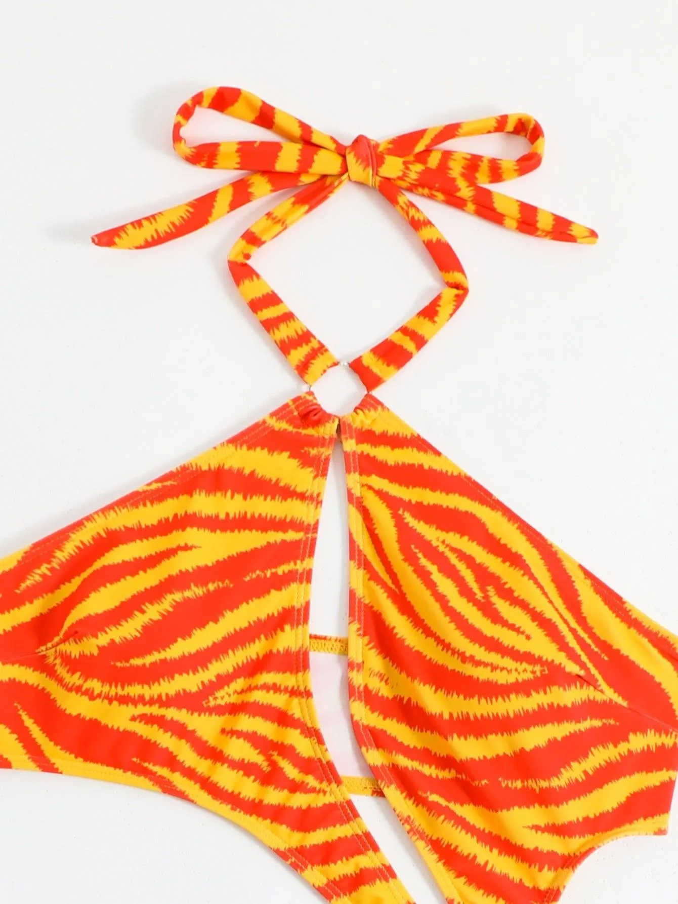 GFIT® New Sexy One Piece Tiger Stripe Swimsuit