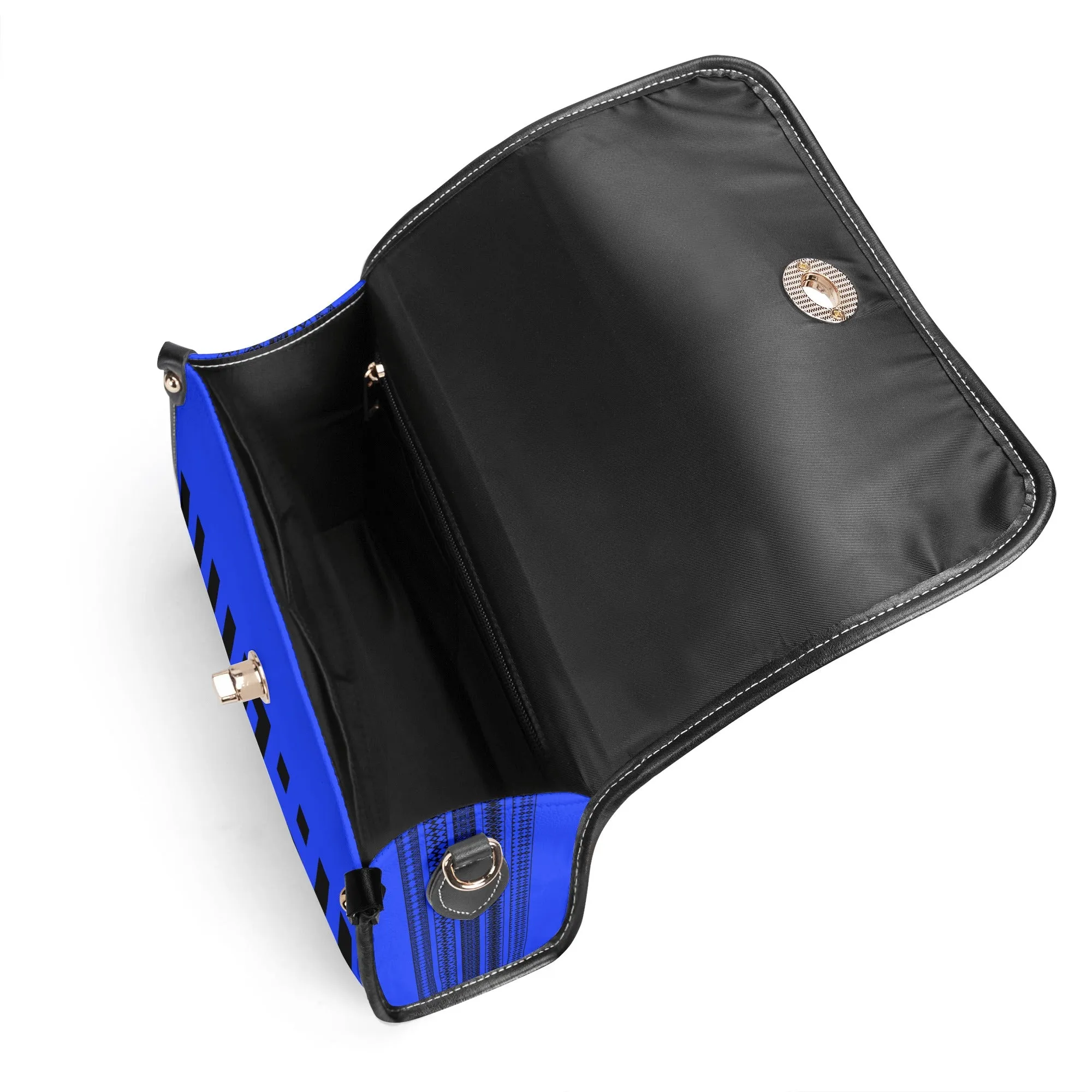 Jerusalem Elegant Shoulder Bag - Blue Velvet