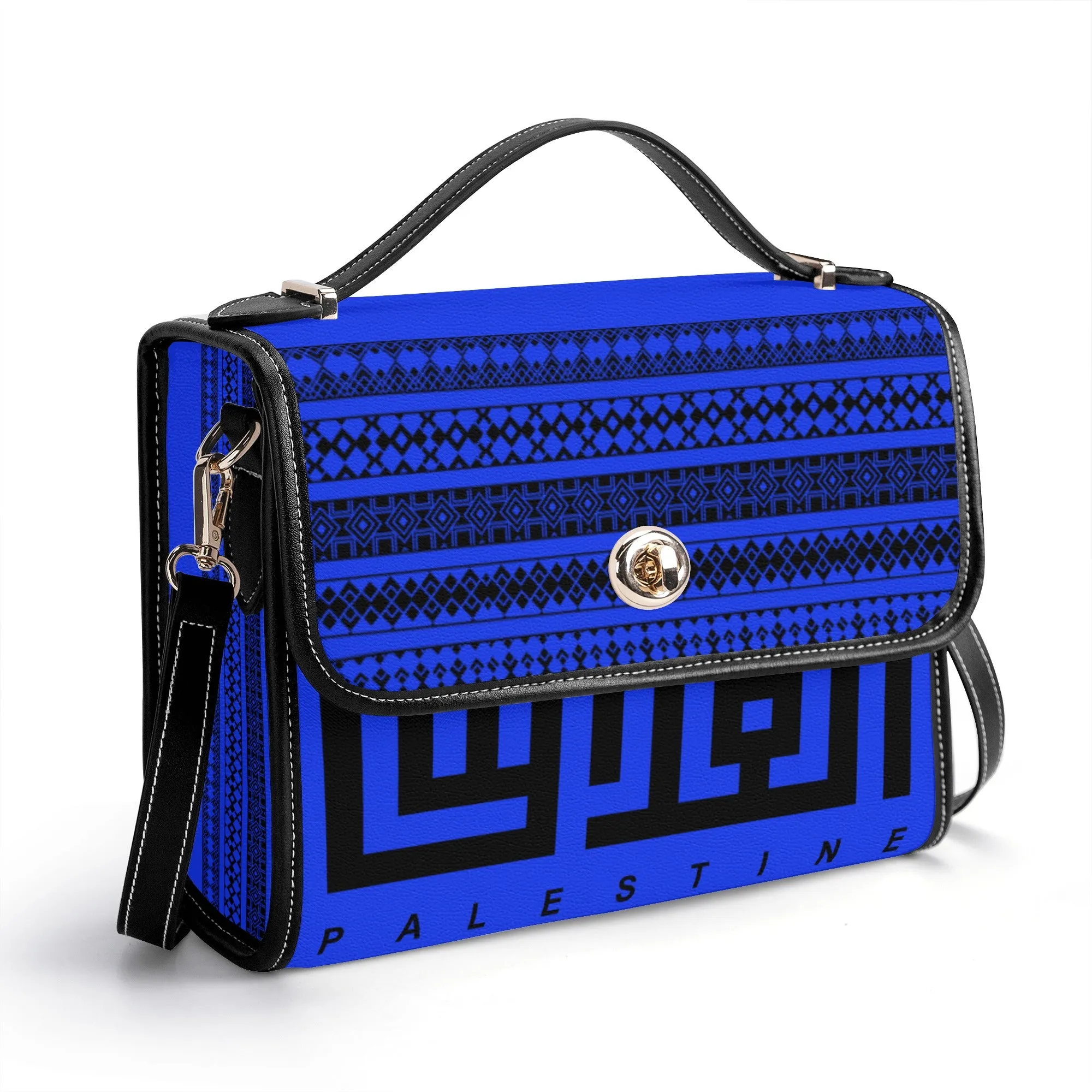 Jerusalem Elegant Shoulder Bag - Blue Velvet