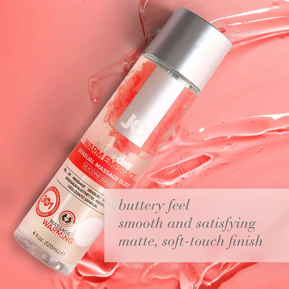 JO All-In-One Sensual Massage Glide Kit Warming 1 oz.