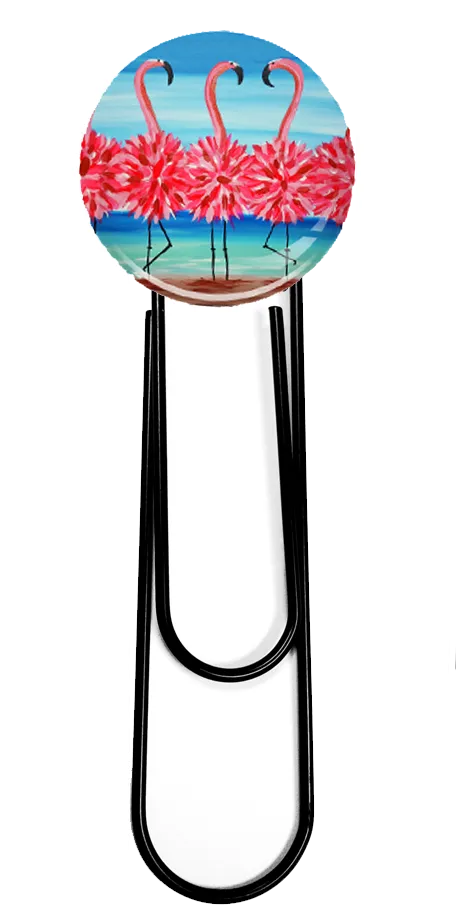 Jumbo Paper Clip Bookmark - Black