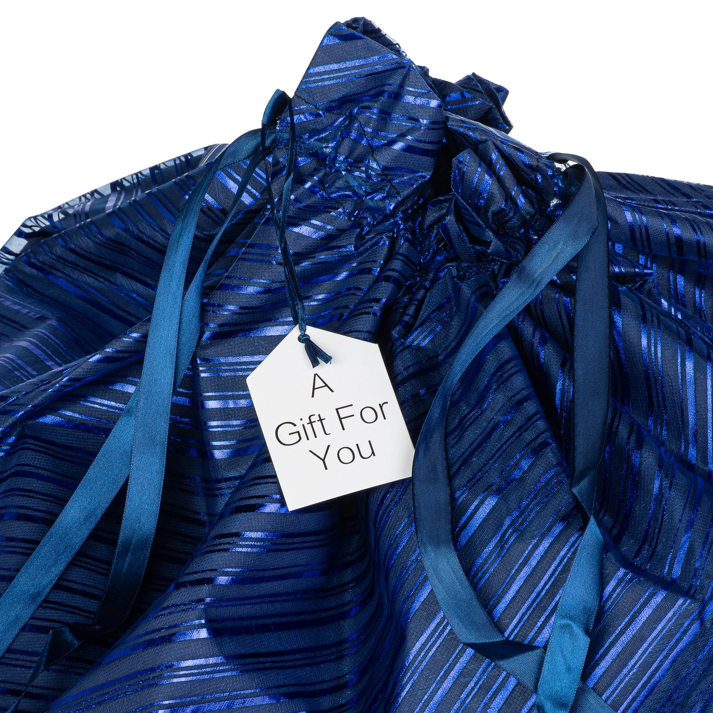 K-Kraft Giant Blue Gift Bag (26 x 35.5 inches) Reusable Easy-to-Use to easily wrap large presents or store wrapping paper and Christmas decorations