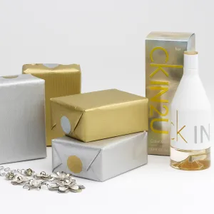 Kraft Colours Double-sided Counter Roll - Gold/Silver