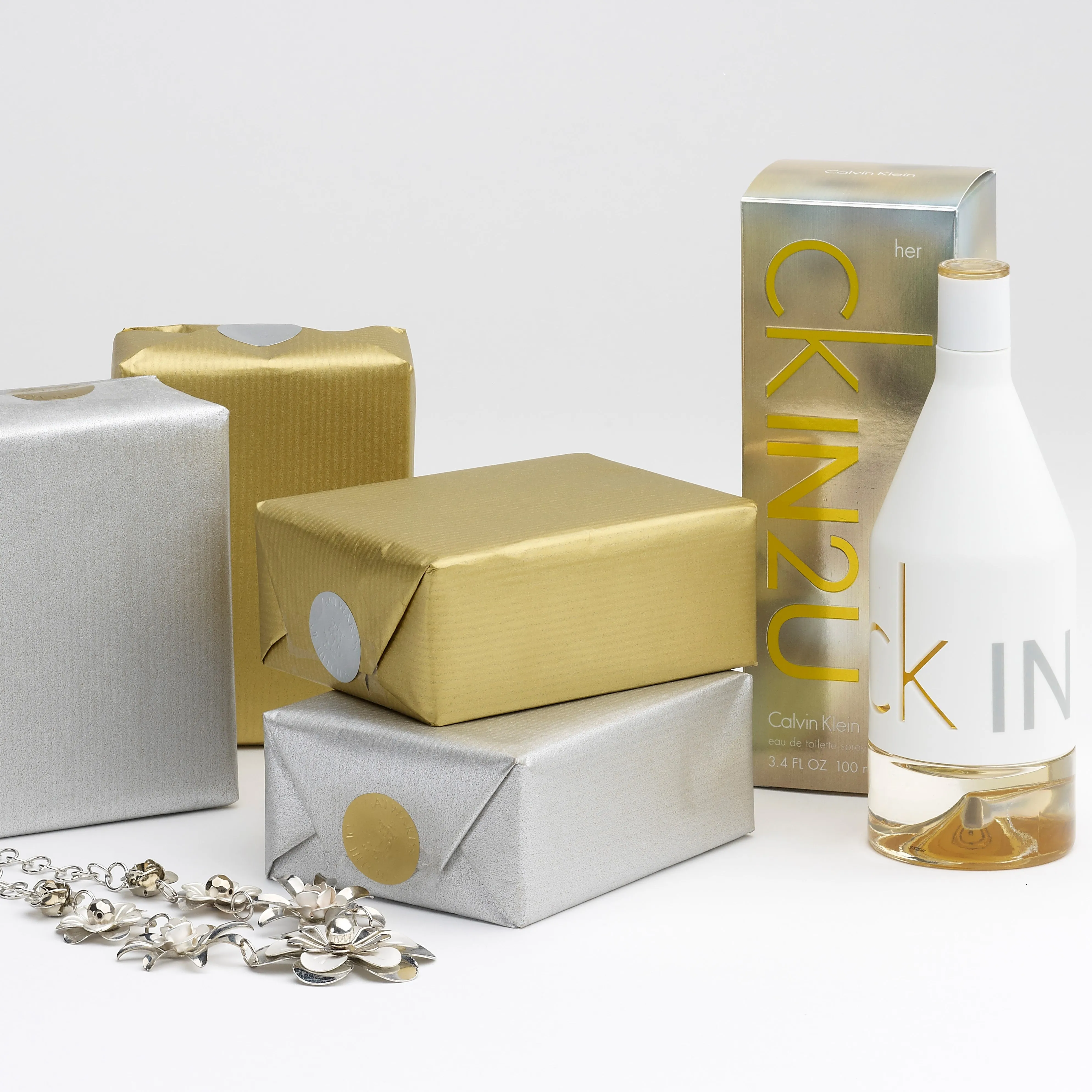 Kraft Colours Double-sided Counter Roll - Gold/Silver