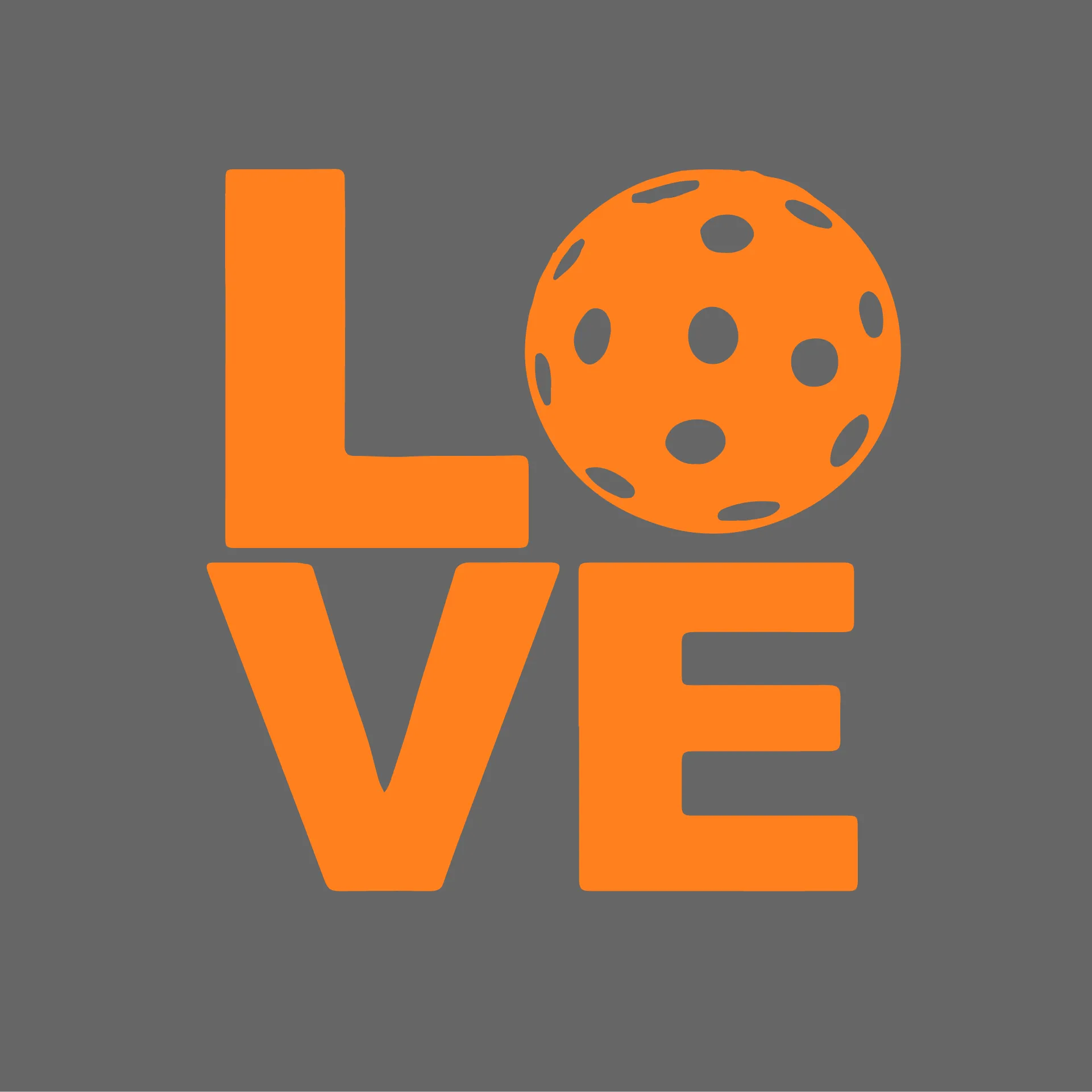 LOVE With Pickleball | Pickleball Car Decal And Pickleball Sticker | Customizable Color