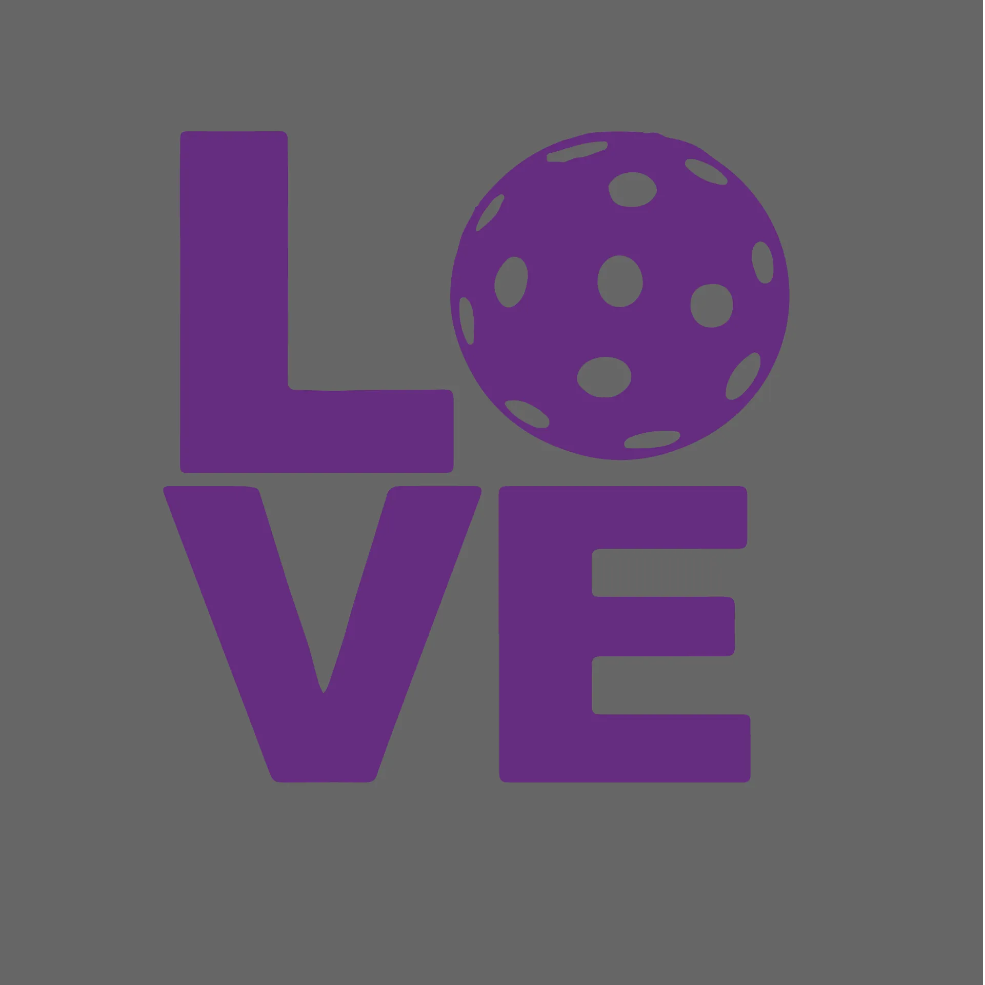 LOVE With Pickleball | Pickleball Car Decal And Pickleball Sticker | Customizable Color