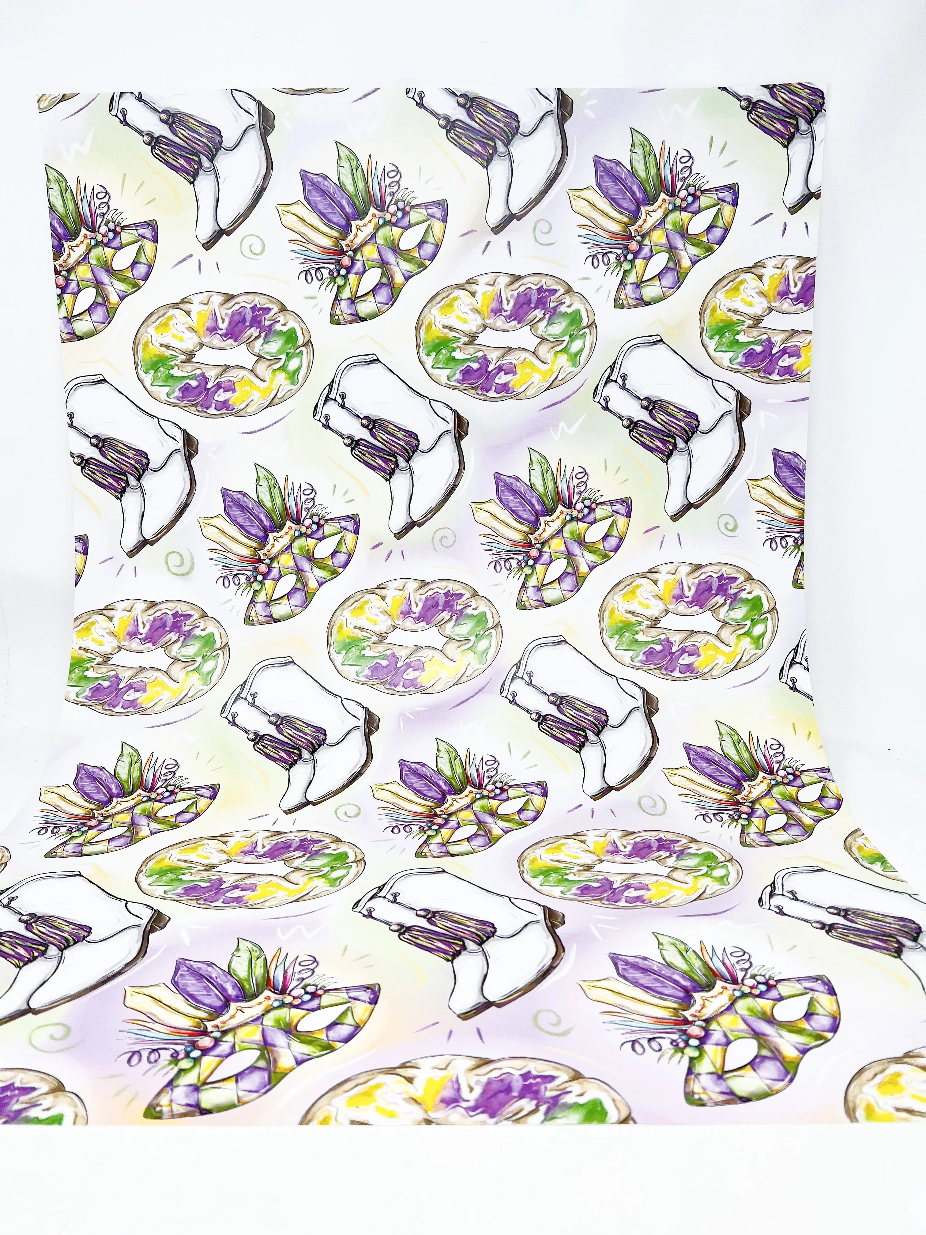 Mardi Gras Gift Wrap