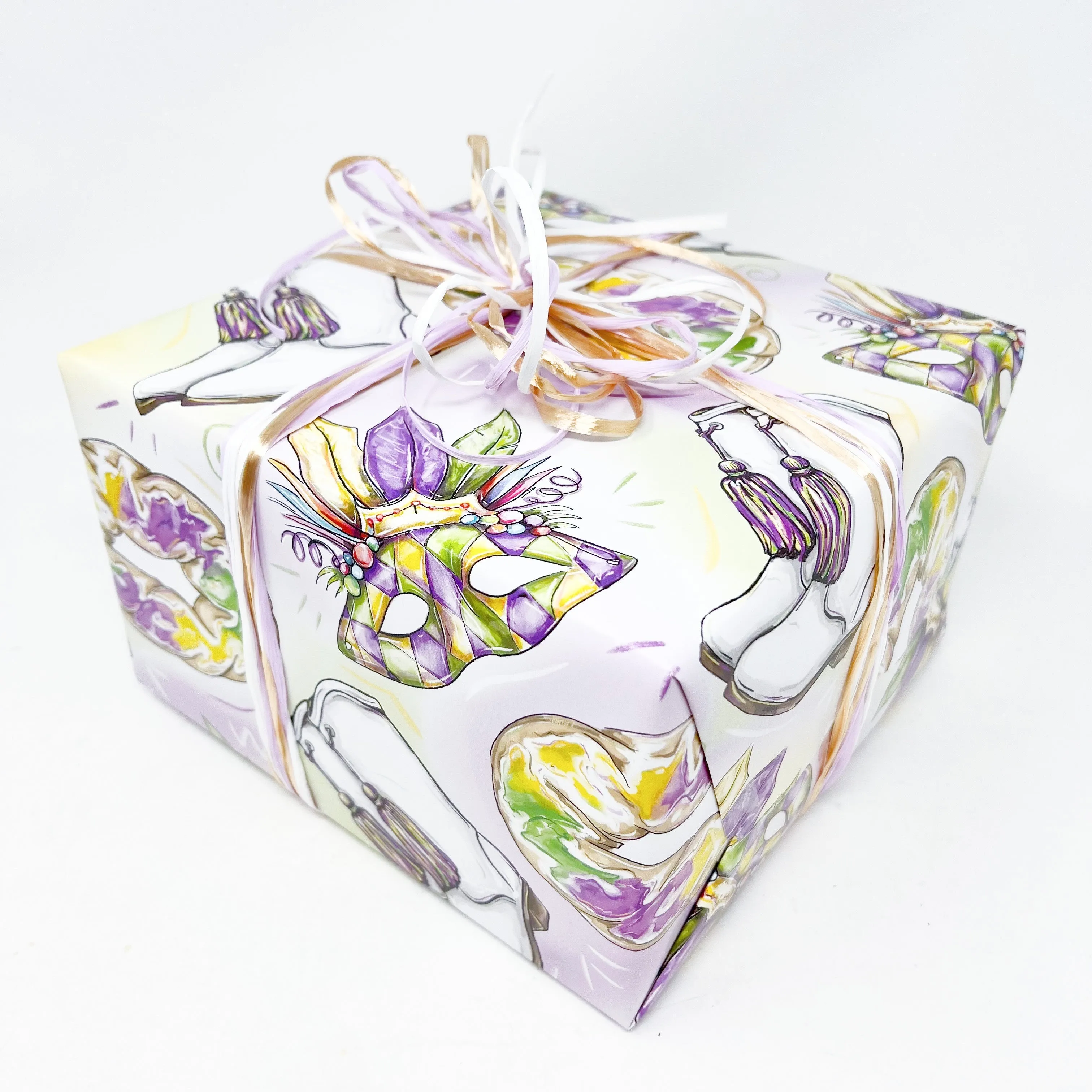Mardi Gras Gift Wrap