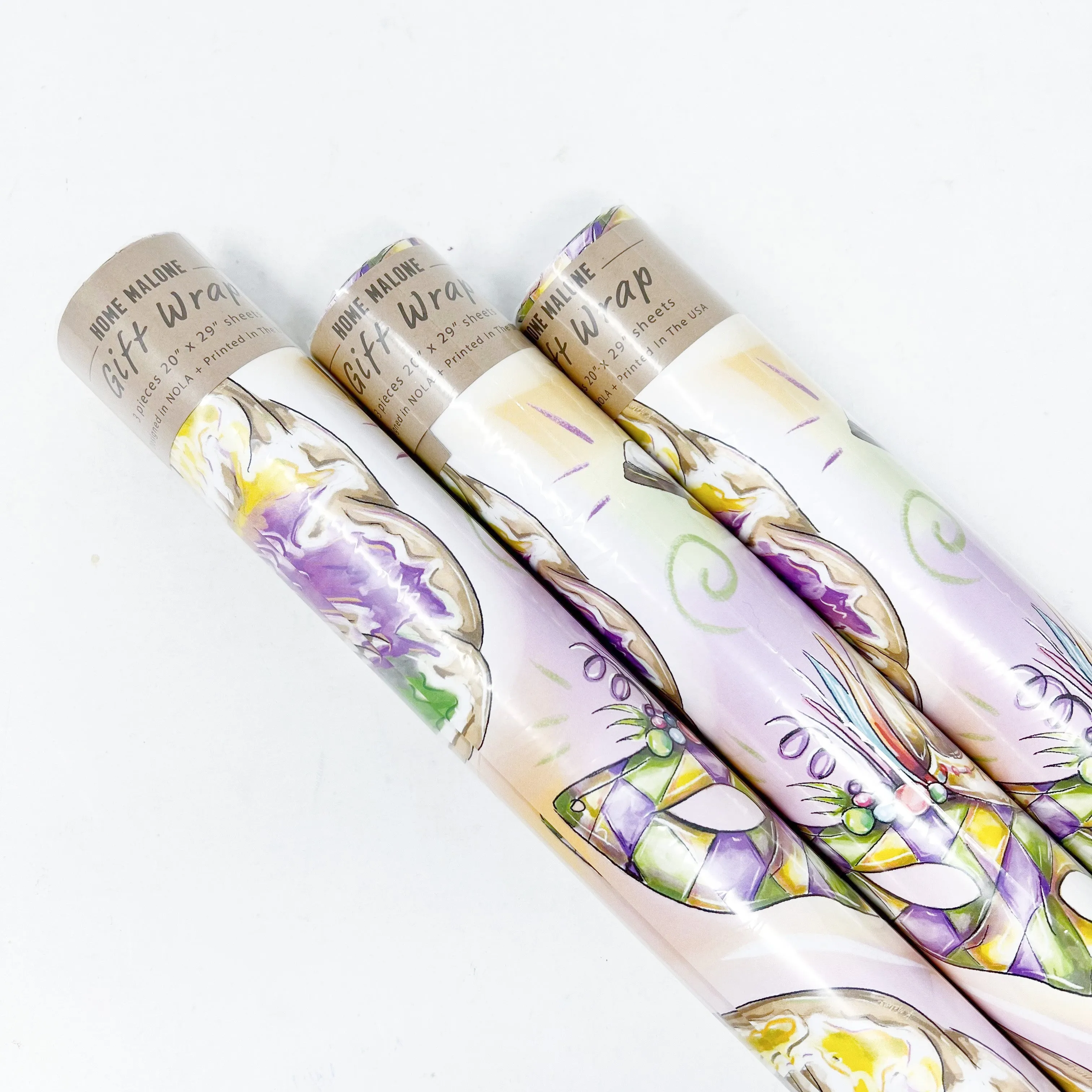 Mardi Gras Gift Wrap