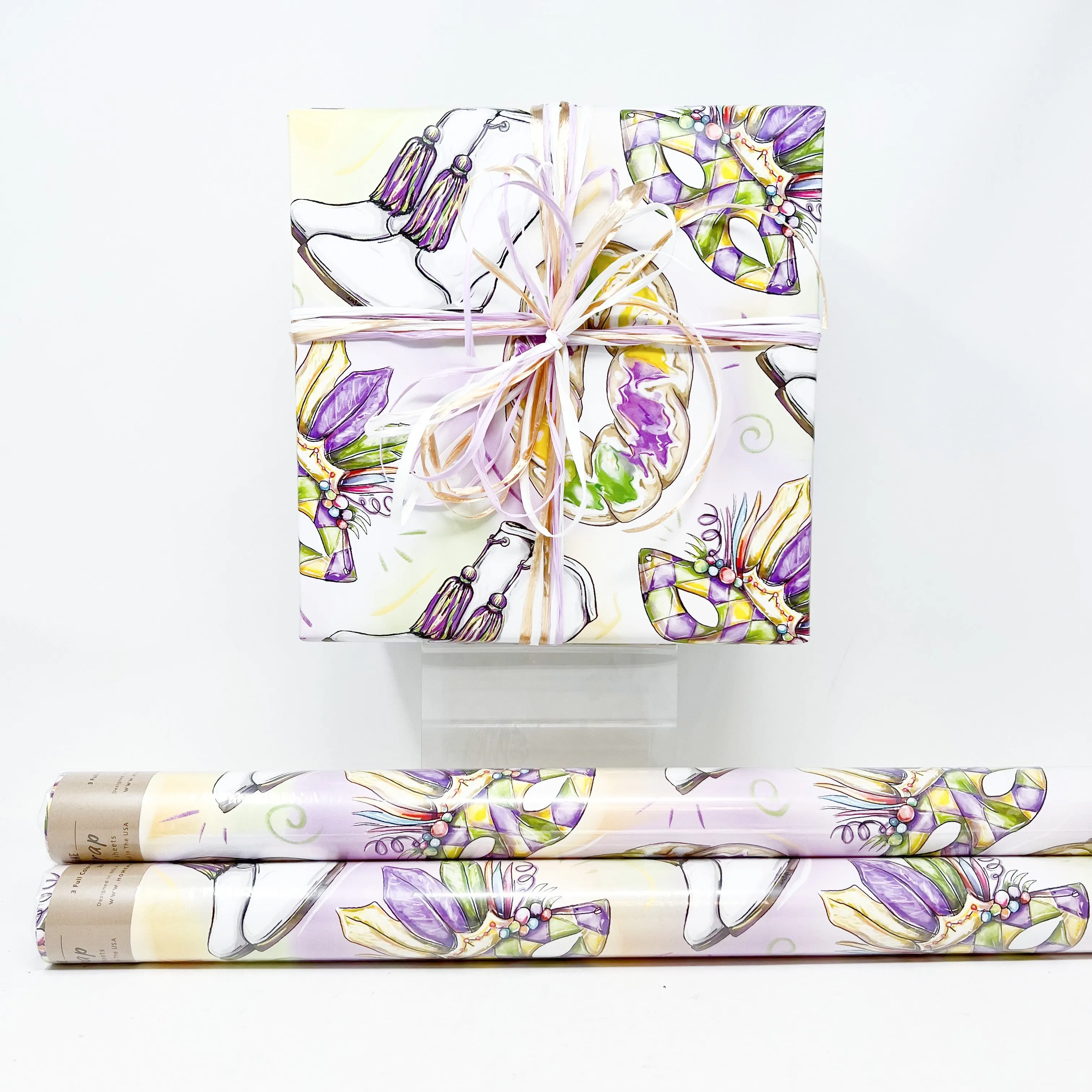 Mardi Gras Gift Wrap