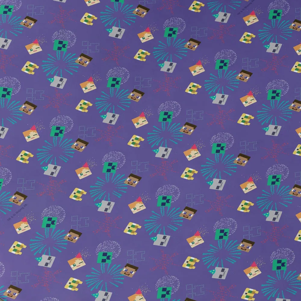 Minecraft Firework Wrapping Paper