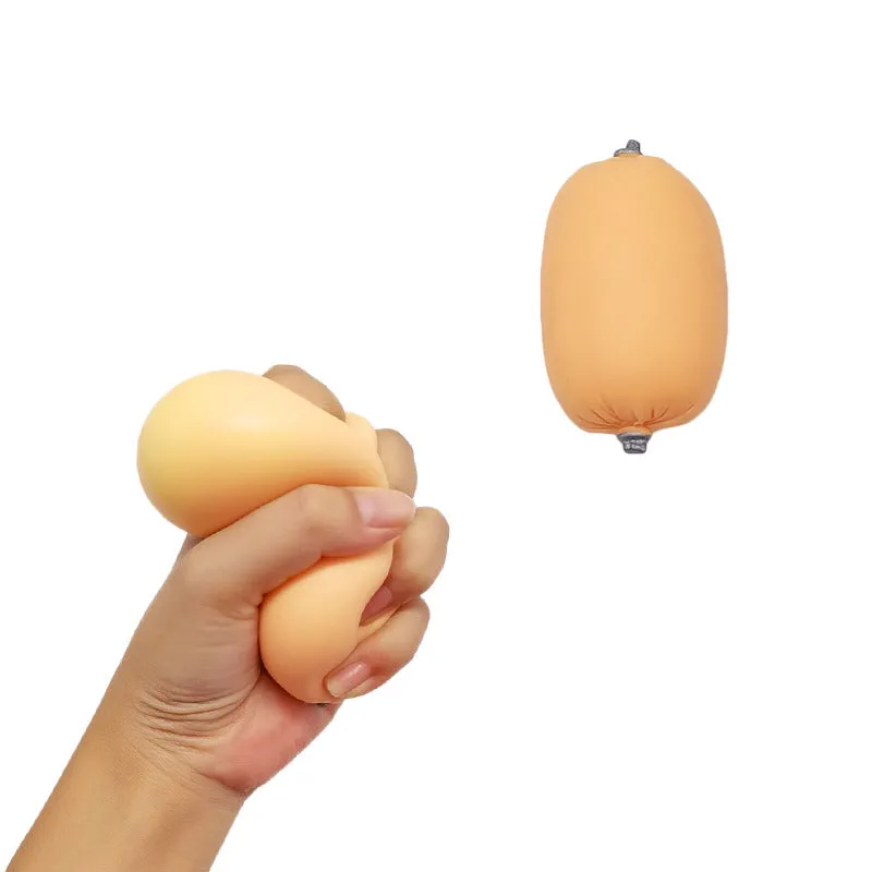 New Exotic Simulation Sausage Squeezing Toy Candy Toy Stretch Toy TPR Lala Le Trick Vent Decompression Artifact