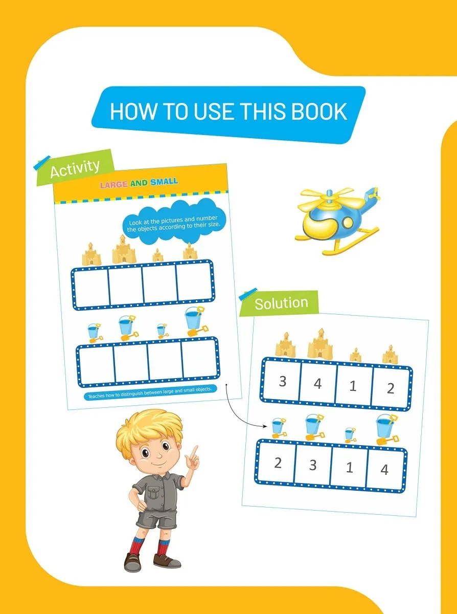 Om Books International Brain Games Activity Book Level 1: Binder 1