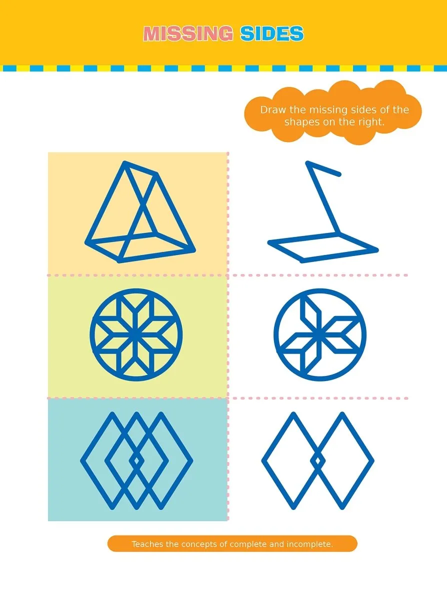 Om Books International Brain Games Activity Book Level 1: Binder 1