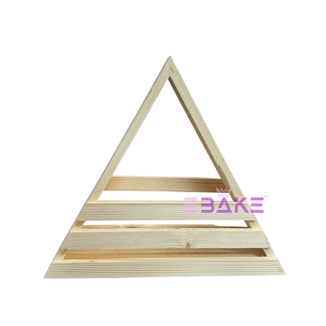 Pinewood Hamper Box / Triangle Hamper Basket Single Piece