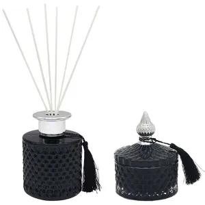 Pomegranate Noir Diffuser & Candle Set of 2 Black