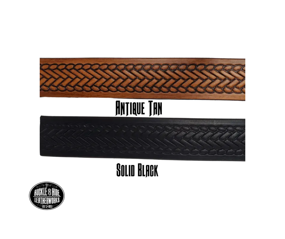 "The West End" Casual Leather Belt