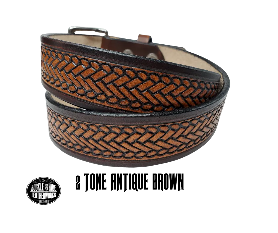 "The West End" Casual Leather Belt