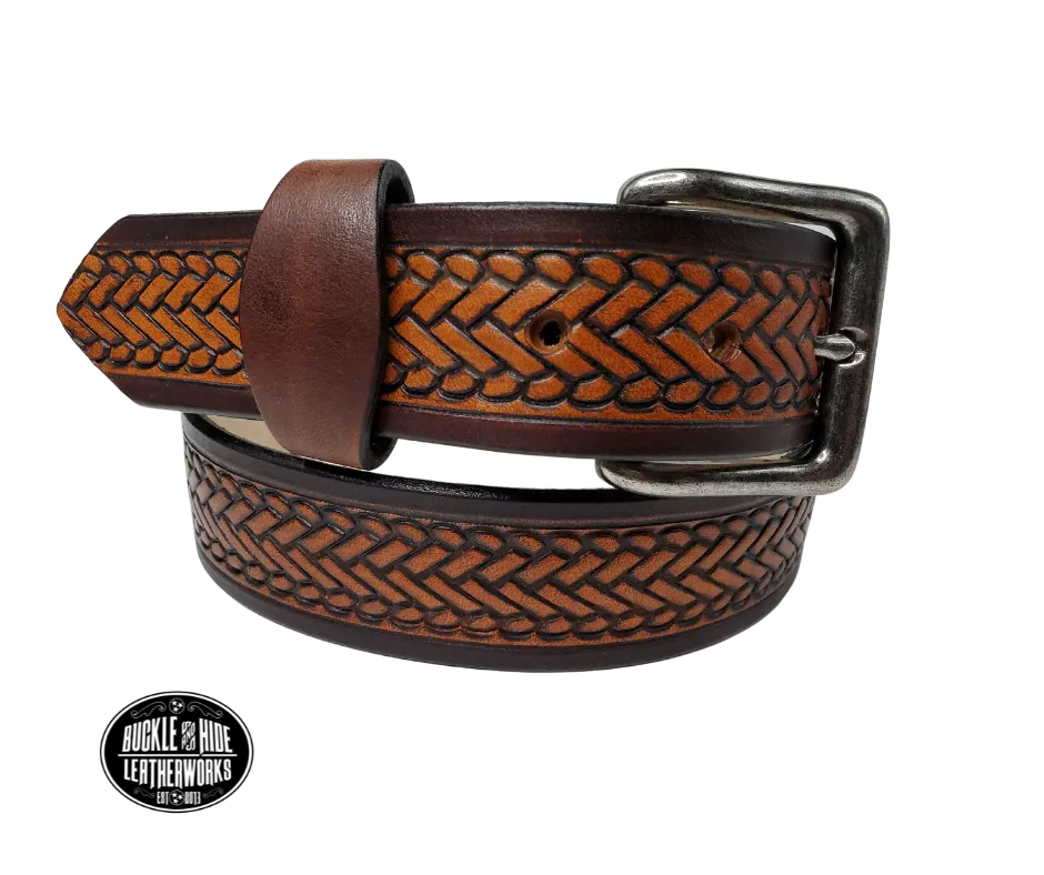 "The West End" Casual Leather Belt