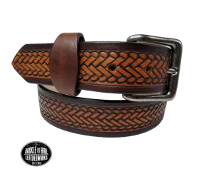 "The West End" Casual Leather Belt