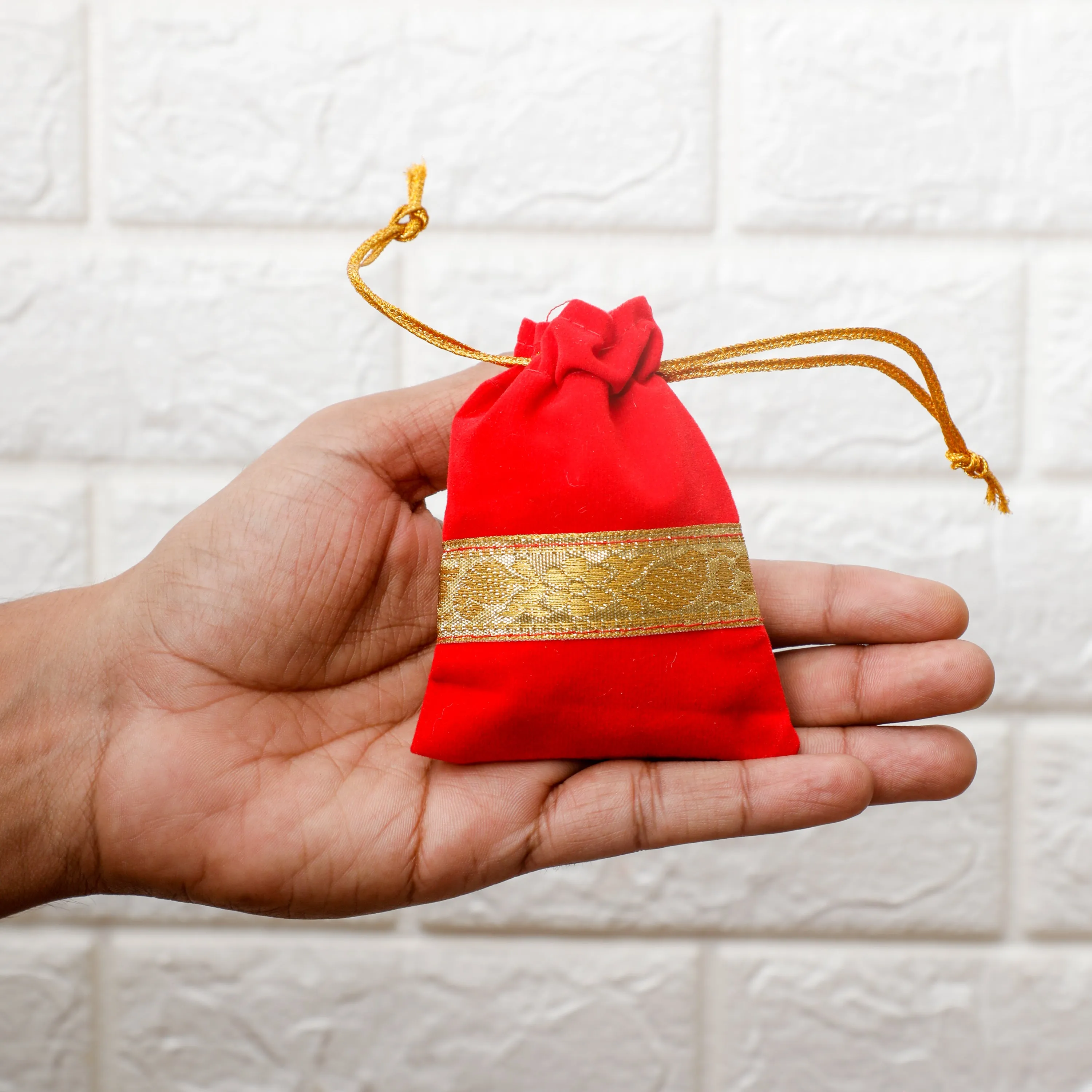 Red Velvet Pouch